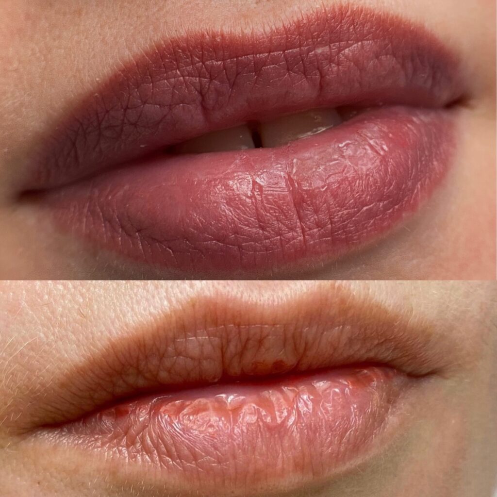 Натуральный перманентный макияж губ город Иваново